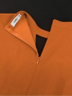 Keyhole Neck Lantern Sleeve Pleated Maxi Dress -BreezeWear Store P 20231102182021855 350