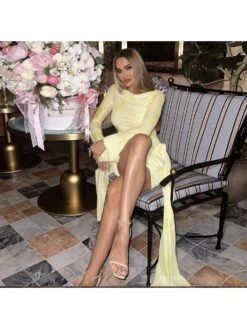 Gradient Color High Rise Bodycon Dress -BreezeWear Store P 20231211121728953 828