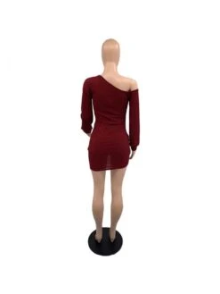 Tie-wrap Ruched Goddess-like Long Sleeve Dresses 13 Tie-wrap Ruched Goddess-like Long Sleeve Dresses -BreezeWear Store P 20240102171541020 633