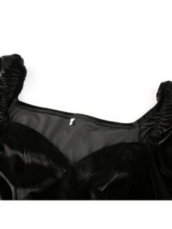 Solid Color Velour Long Sleeves Mini Dress 15 Solid Color Velour Long Sleeves Mini Dress -BreezeWear Store P 20240117134446096 184