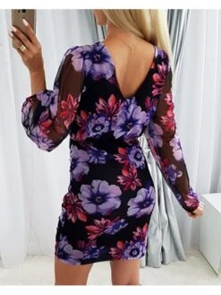 Long Sleeve Cotton High Rise Long Sleeve Dresses -BreezeWear Store P 20240125143634759 534