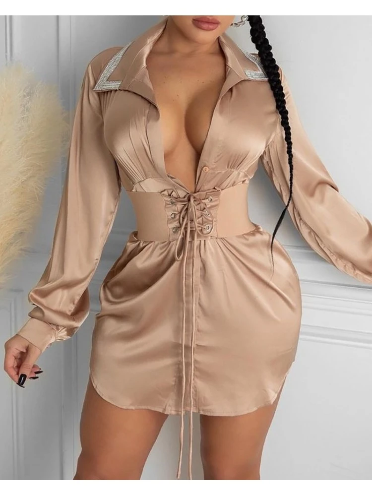 Printed High Rise Loose Long Sleeves Dress 4 Printed High Rise Loose Long Sleeves Dress - Image 2