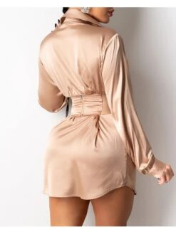 Printed High Rise Loose Long Sleeves Dress 7 Printed High Rise Loose Long Sleeves Dress -BreezeWear Store P 20240126182003252 293