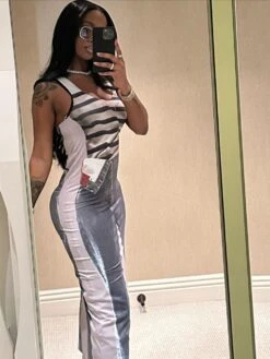 Print High Rise Skinny Sleeveless Dresses -BreezeWear Store P 20240219142003952 858