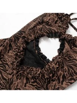 Patchwork Low Rise Backless Sleeveless Maxi Dresses -BreezeWear Store P 20240227101527870 664