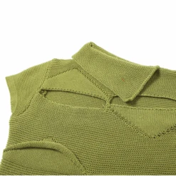 Hollow Out Fringe Irregular Maxi Dress