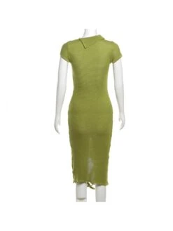 Hollow Out Fringe Irregular Maxi Dress -BreezeWear Store P 20240315115529949 739