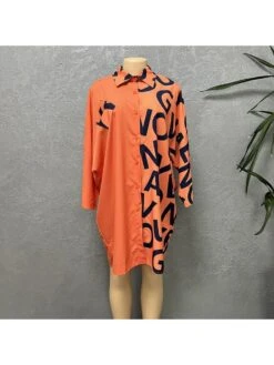 Colorblock Long Sleeve Loose Plus Long Sleeves Dress -BreezeWear Store P 20240320142510452 975