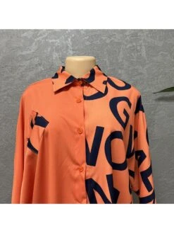 Colorblock Long Sleeve Loose Plus Long Sleeves Dress -BreezeWear Store P 20240320142511817 756