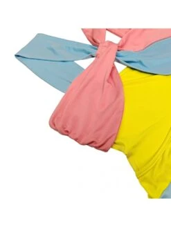 Colorblock Hollow Out Halter Maxi Dress -BreezeWear Store P 20240326170526299 176