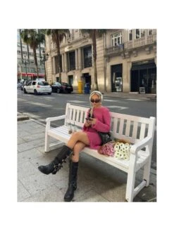 Hollow Out High Rise A-line Long Sleeves Dress -BreezeWear Store P 20240327152528831 698