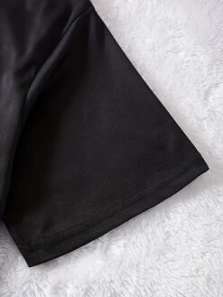 Letter Heart Printed Bodycon Mini Dress -BreezeWear Store P 20240401123024956 346