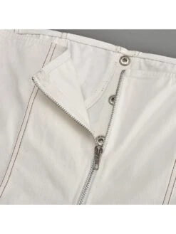 Buckle Patchwork Pleated Strapless Dress -BreezeWear Store P 20240402140519610 688