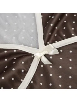 Polka Dots Lace High Rise Short Sleeve Dress -BreezeWear Store P 20240409105521767 785