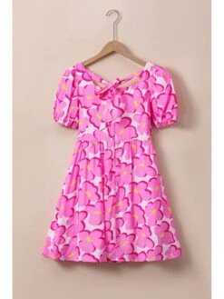 Square Neck Short Sleeve High Rise Dress -BreezeWear Store P 20240412140006849 413