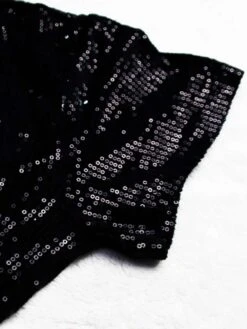 Sequin Loose Ruffle Short Sleeve Dress -BreezeWear Store P 20240426190519528 213