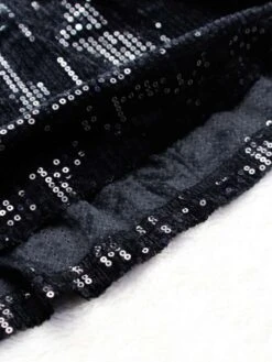 Sequin Loose Ruffle Short Sleeve Dress -BreezeWear Store P 20240426190520742 850