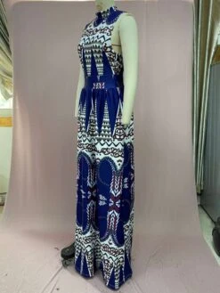 Printed Mid-rise Loose Sleeveless Dresses -BreezeWear Store P 20240507143511526 877