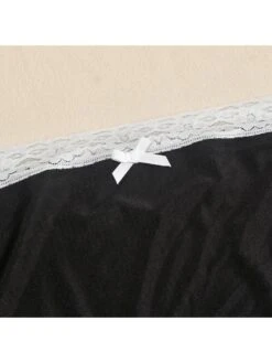 Bow Colorblock High Rise Long Sleeves Dress -BreezeWear Store P 20240509170007456 879