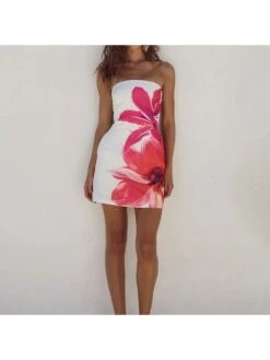 Print Strapless Bodycon Dresses 10 Print Strapless Bodycon Dresses -BreezeWear Store P 20240511174508186 470