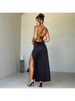 Hollow Out Backless Sleeveless Maxi Dresses -BreezeWear Store P 20240513150537686 380