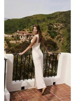 Hollow Out Split Hem Mermaid Sleeveless Dresses -BreezeWear Store P 20240516115503054 191