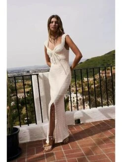 Hollow Out Split Hem Mermaid Sleeveless Dresses -BreezeWear Store P 20240516115504544 505