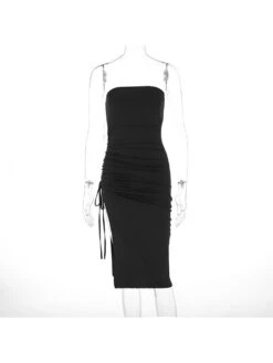 Drawstring Irregular High Rise Sleeveless Dresses -BreezeWear Store P 20240523154022586 120