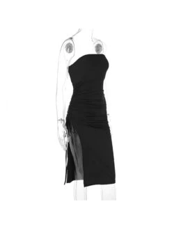 Drawstring Irregular High Rise Sleeveless Dresses -BreezeWear Store P 20240523154023083 765