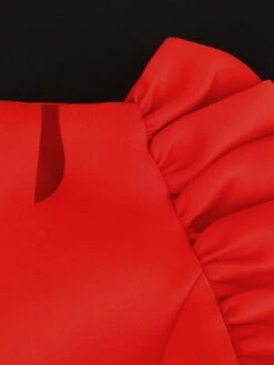 Hollow Out Solid Color Zipper Short Sleeve Dress -BreezeWear Store P 20240525165514923 997