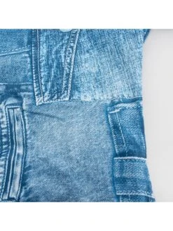 Imitation Denim Printed Backless Midi Dress -BreezeWear Store P 20240527115023213 914