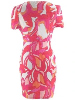 Colorblock Buckle V Neck Mini Dress -BreezeWear Store P 20240528153014983 877