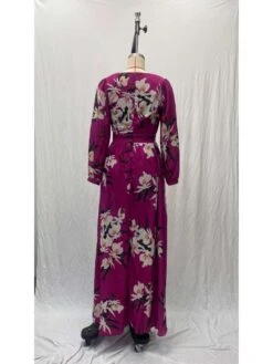 Colorblock Chiffon Fitted Long Sleeves Dress -BreezeWear Store P 20240530092502797 403