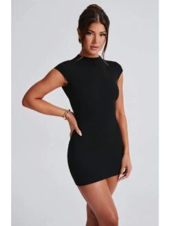 Solid Backless Short Sleeve Mini Dress -BreezeWear Store P 20240531175523479 562