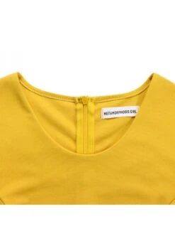 Bow Patchwork V Neck Short Sleeve Midi Dress -BreezeWear Store P 20240603095043353 431