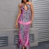 Colorblock Leopard Backless Maxi Dress -BreezeWear Store P 20240603112017621 159
