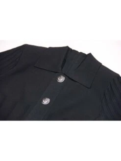 Ruched A-line Single Breasted Short Sleeve Dress -BreezeWear Store P 20240608080003789 406