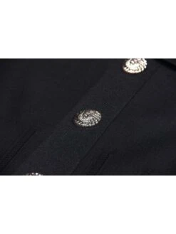 Ruched A-line Single Breasted Short Sleeve Dress -BreezeWear Store P 20240608080005714 552