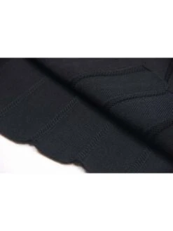 Ruched A-line Single Breasted Short Sleeve Dress -BreezeWear Store P 20240608080008910 898