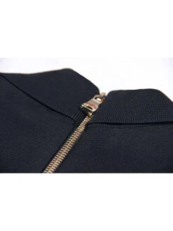 Ruched A-line Single Breasted Short Sleeve Dress -BreezeWear Store P 20240608080009510 342