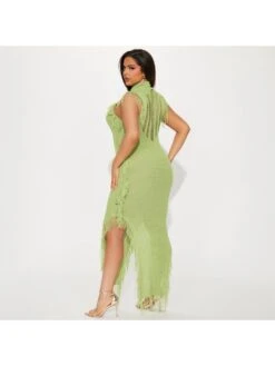 Irregular Patchwork Mid-rise Sleeveless Dresses -BreezeWear Store P 20240611094817118 565