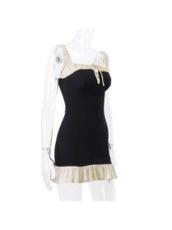 Colorblock Ruffle Square Neck Sleeveless Dresses 28 Colorblock Ruffle Square Neck Sleeveless Dresses -BreezeWear Store P 20240611114020804 475