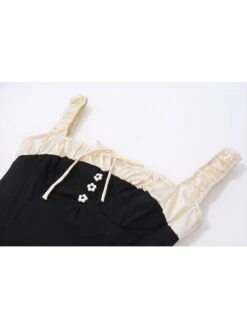 Colorblock Ruffle Square Neck Sleeveless Dresses 30 Colorblock Ruffle Square Neck Sleeveless Dresses -BreezeWear Store P 20240611114021861 556