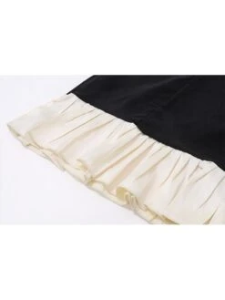 Colorblock Ruffle Square Neck Sleeveless Dresses 33 Colorblock Ruffle Square Neck Sleeveless Dresses -BreezeWear Store P 20240611114023470 708