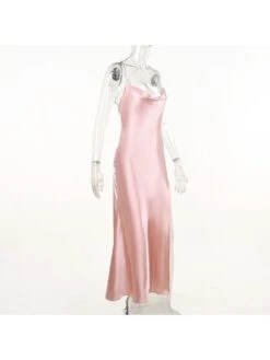 Patchwork Square Neck Fitted Sleeveless Dresses -BreezeWear Store P 20240612185638101 565