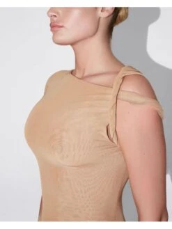 Twist Asymmetrical Inclined Shoulder Dress -BreezeWear Store P 20240614112027654 397