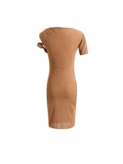 Twist Asymmetrical Inclined Shoulder Dress -BreezeWear Store P 20240614112029020 917
