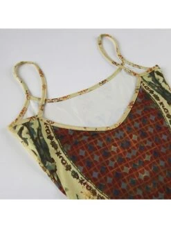 Spaghetti Straps Sleeveless Knitting Maxi Dresses -BreezeWear Store P 20240617095644498 344