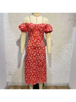 Boat Neck Off Shoulder Summer Sheath Dress 9 Boat Neck Off Shoulder Summer Sheath Dress -BreezeWear Store P 20240618172806666 423