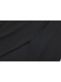 Solid Color Split Hem Backless Lace-Up Midi Dresses -BreezeWear Store P 20240621104008340 479